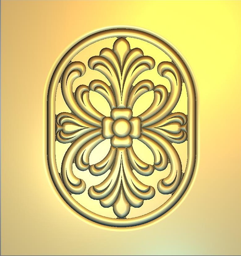 FREE CNC 2D Showcase Design 01 – Wood Carving Digital File (.art), (.dxf) & (.eps) - Image 2
